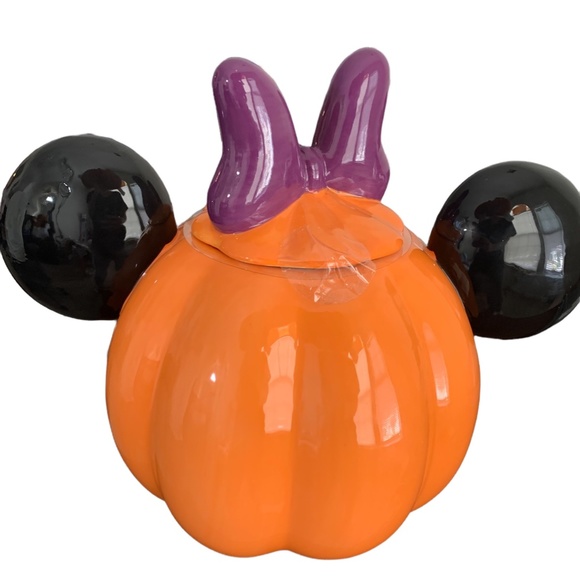 Disney Halloween Pumpkin Minnie Canister - Picture 2 of 4